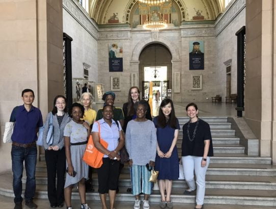 Day 5: Guided Tour of the Chinese Art Collection at DIA by Dr. Katherine Kasdorf, Talk by Prof. Yunshuang Zhang, and CHCI's President Dr. Sara Guyer's visit