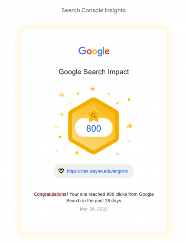 Google Search impact report
