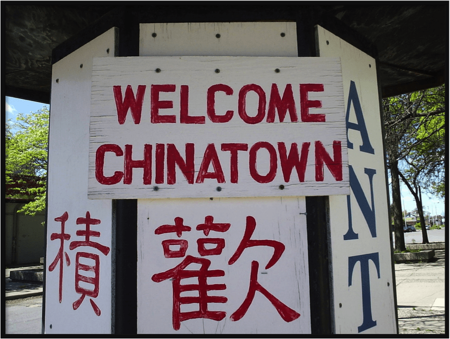 Welcome Chinatown sign