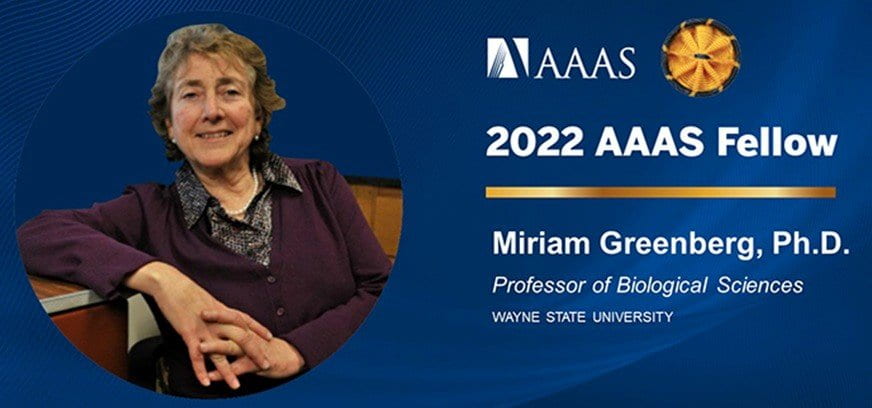 2/3/2023: Dr. Greenberg named AAAS fellow, Congratulations!